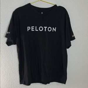 Peloton Black Men's T-Shirt- Size large